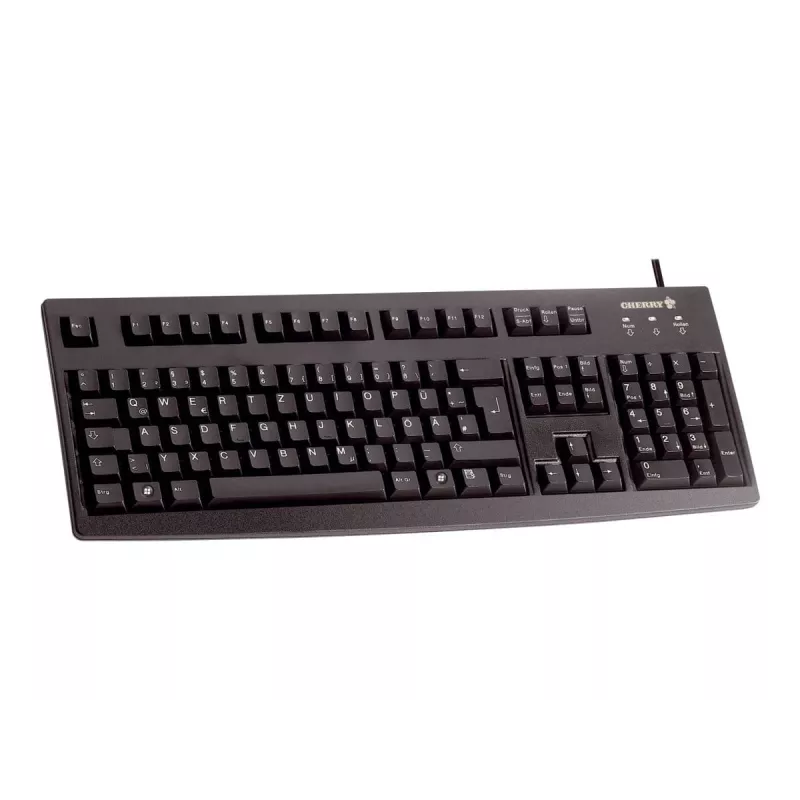 CHERRY G83-6104 näppäimistö yleiskäyttöön USB QWERTY US English musta