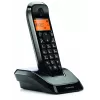 DECT-puhelin Motorola S1201 – langaton luuri, handsfree-toiminto, numeronäyttö, 50 numeron puhelinmuistio, musta