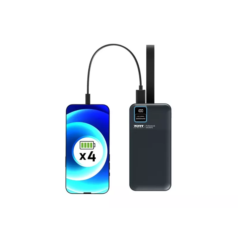 Kannettava laturi Port Designs 907003 30000 mAh