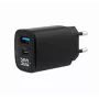Mobiililaturi Gembird TA-UC-PDQC30LCD-BK-01 pikalataus musta