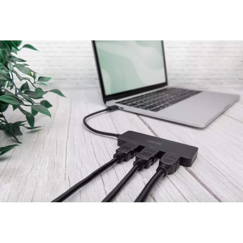 Videoadapteri 3-porttinen DS-45333