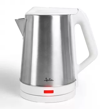 Sähköinen vedenkeitin JATA 2 L 1500 W ruostumaton teräs valkoinen