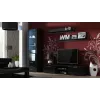 Cama TV-taso SOHO 180 musta/musta kiiltävä