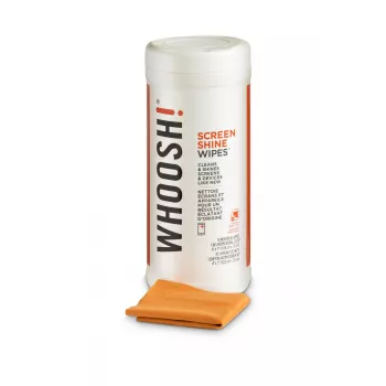 Whoosh SCREEN SHINE WIPES 70 kpl:n pakkaus
