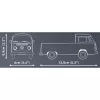 Cobi rakennussarja Volkswagen T2a lava-auto 1:35 harmaa