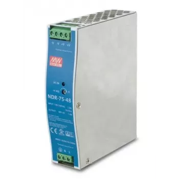 Virtalähde PLANET PWR-75-48 75 W sininen harmaa