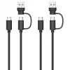 USB 3.2 Gen 1 (3.1 Gen 1) kaapeli Speedlink SL-460101-BK, 3 m, USB A/USB C - USB C, musta