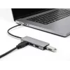 DeLOCK 63173 USB-keskitin Type-C 5000 Mbit/s musta
