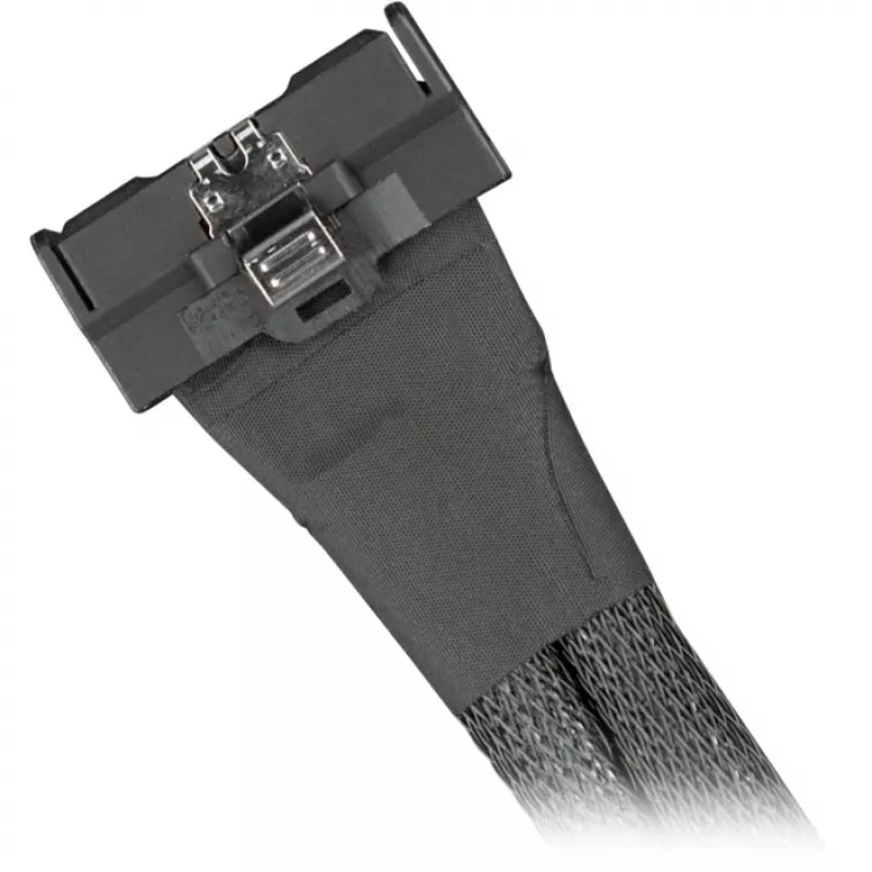 Icy Dock kaapeli MCIO 8i SFF-TA-1016 - 2x SlimSAS SFF-8654 4i kaapeli 0,5 m – kaapeli (MB310L-B)