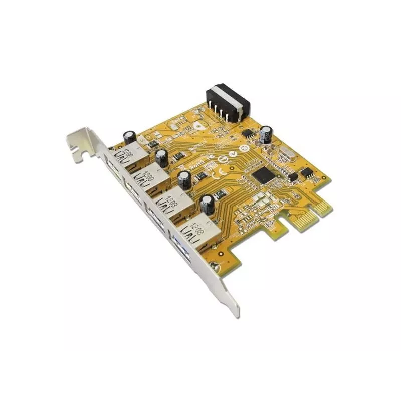 Sunix USB4300N PCIe 2.0 x1 -liitäntäkortti, 4x USB 3.0