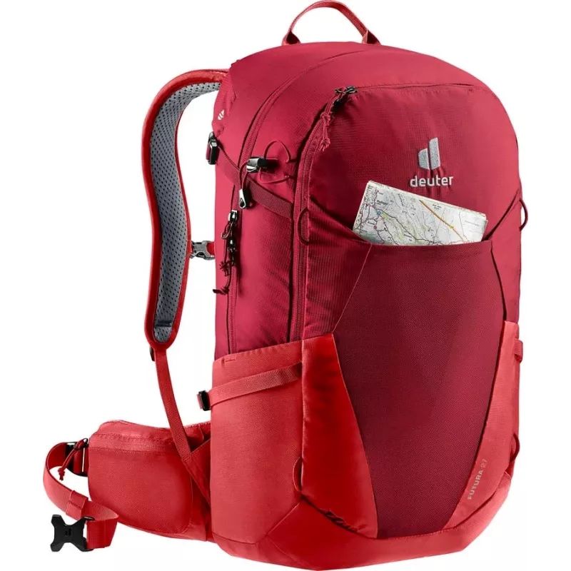 Deuter Futura 27 naisten vaellusreppu punainen