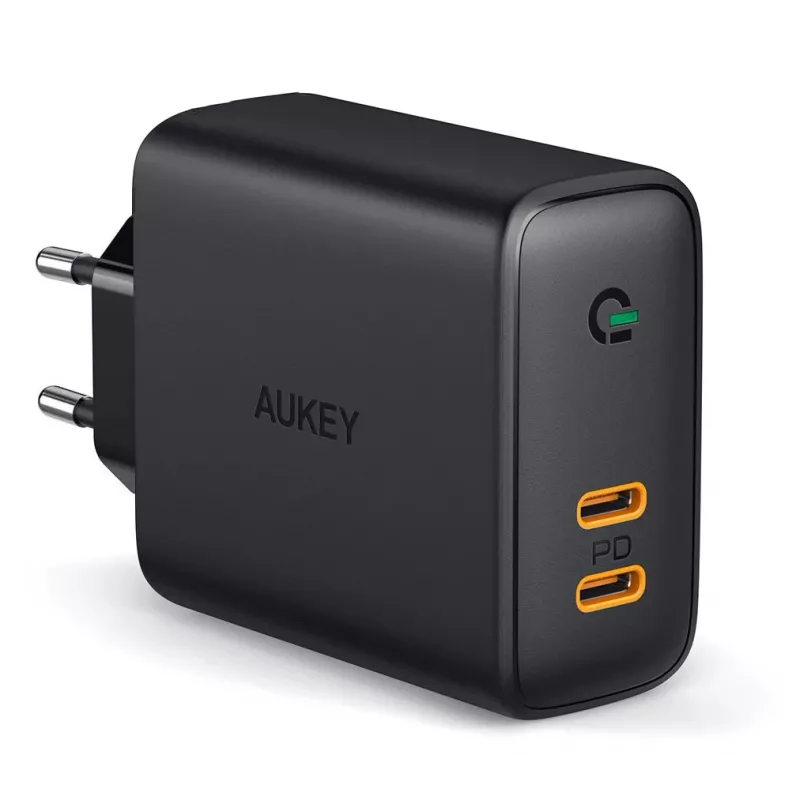 AUKEY PA-D2 laturi mobiililaitteille 36W musta sisäkäyttöön