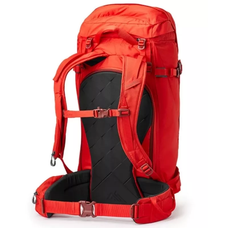 Gregory Targhee vaellusreppu M/L 45 l punainen