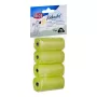 Trixie Lemon Scented M kakkapussit — 20 kpl per rulla, 4 rullaa (80 pussia), keltainen muovi