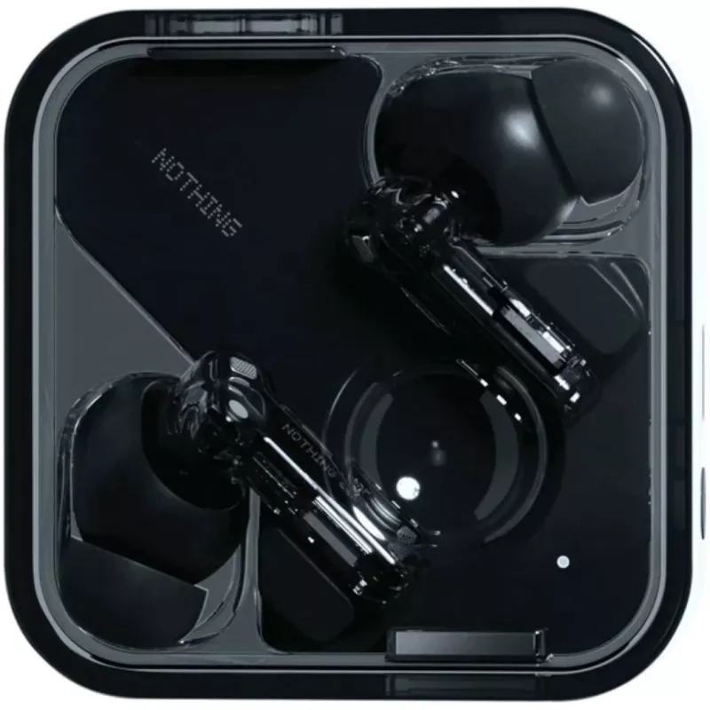 Nothing Ear kuulokkeet True Wireless Stereo (TWS) In-Ear puhelut/musiikki Bluetooth musta - läpinäkyvä (A10600061)
