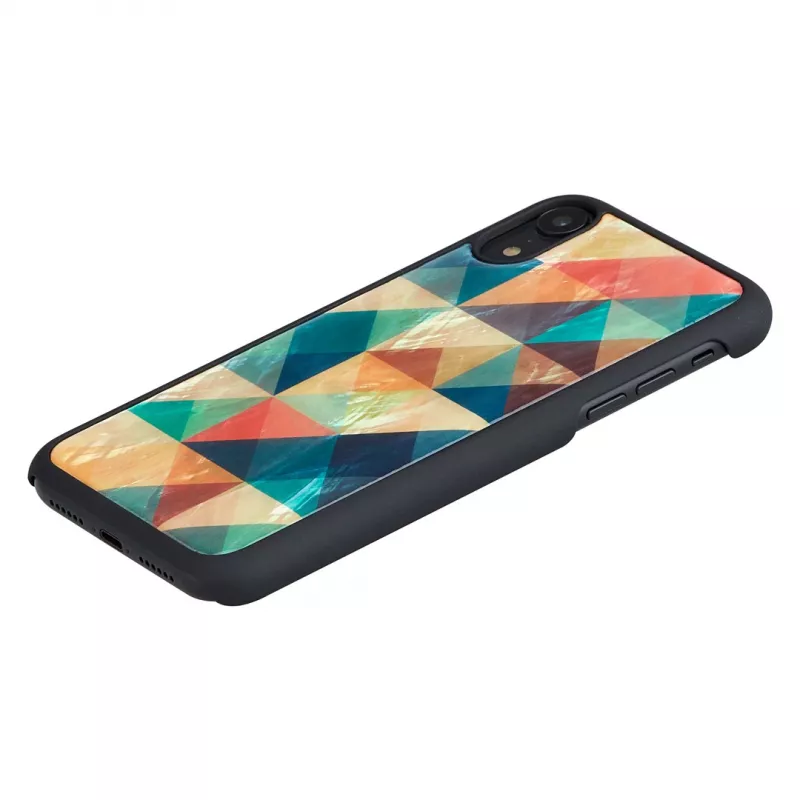 iKins älypuhelinkotelo iPhone XR — Mosaic musta suojakotelo