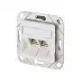 METZ CONNECT 130B12D21102-E - RJ-45 - 6a - -40 - 70 °C - valkoinen - akryylinitriilibutadieenistyreeni (ABS) - sinkki - GHMT - CE