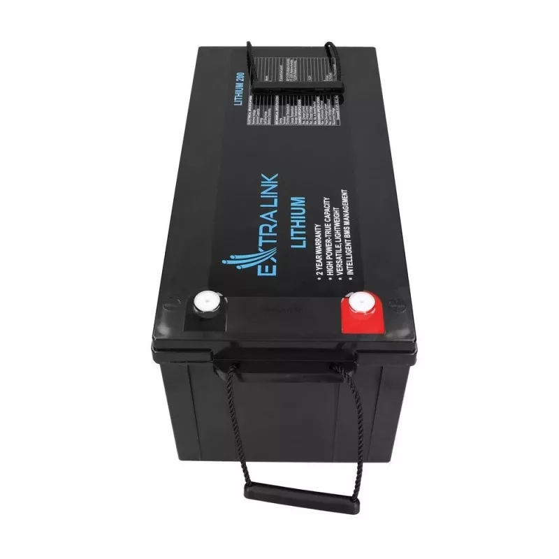 Extralink EX.30479 teollisuuden ladattava litiumrautafosfaatti- (LiFePO4) akku, 12,8 V, 200 Ah