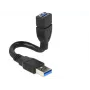USB-kaapeli DeLOCK 0,15 m 2xUSB3.0-A
