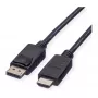 ROLINE kierrätysmateriaali videokaapeli-adapteri 3 m DisplayPort HDMI musta 11.45.5782