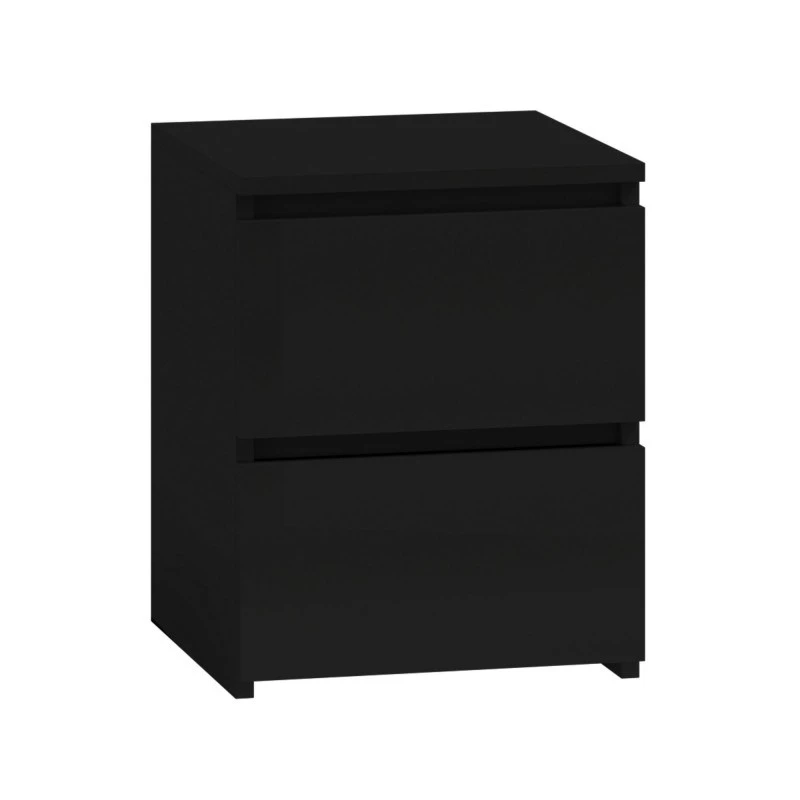 Yöpöytä top e shop M2 CZERŃ, 2 laatikkoa, musta, 300×300×400 mm
