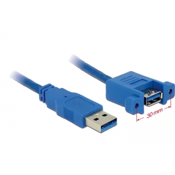 USB-kaapeli DeLOCK USB 3.0 A 1 m 85112