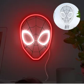Paladone Spiderman seinälle asennettava LED-neonvalo