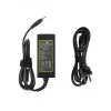 Verkkolaite Green Cell AD76P 45W Lenovo-kannettaville, 20V 2,25A, AC-DC, 100–240V tulo, musta
