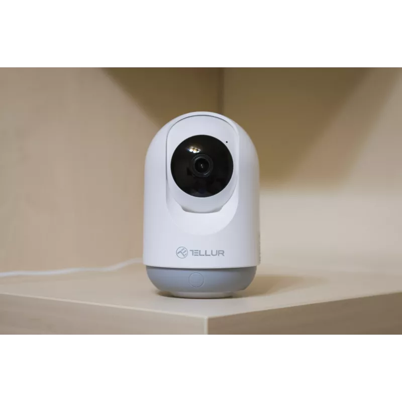Valvontakamera Tellur TLL331391 3MP UltraHD PTZ valkoinen