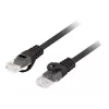 LANBERG Cat6 U/UTP -verkkokaapeli PCU6-10CU-0500-BK, RJ-45 - RJ-45, 5 m, musta