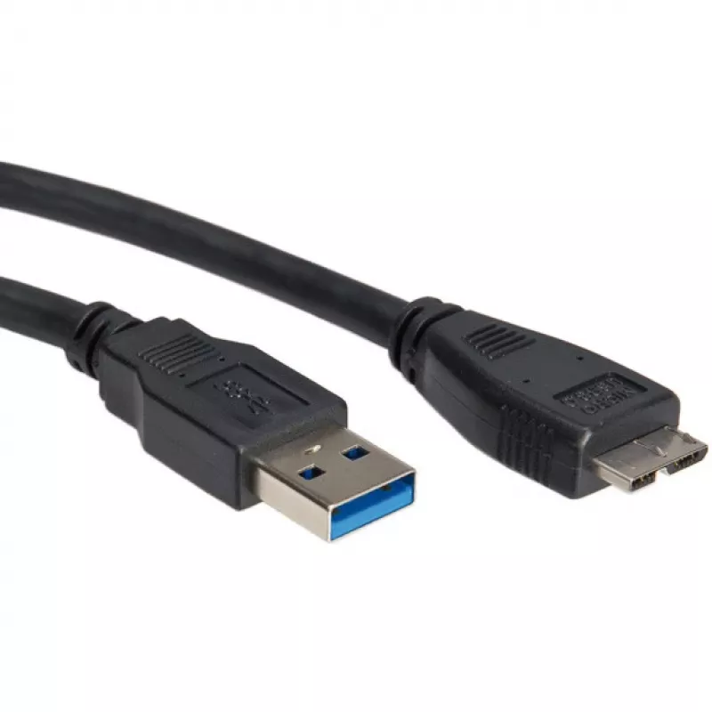 ROLINE USB-kaapeli - Micro-USB Type-B (uros) - USB Type-A (uros)