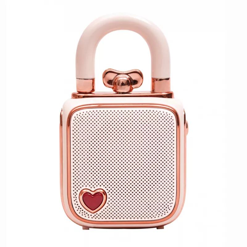 Kannettava mono-kaiutin Divoom LoveLock pinkki