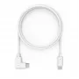Compulocks 6ft USB-C - USB-C 90 asteen 2.0 lataus- ja datakaapeli - USB-kaapeli - 24-pin USB-C (M) suora - 24-pin USB-C (M) oikealle kulma - 1,83 m - valkoinen - Compulock