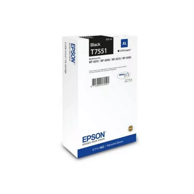 Epson C13T75514N mustepatruuna 1 kpl alkuperäinen High (XL) Yield musta