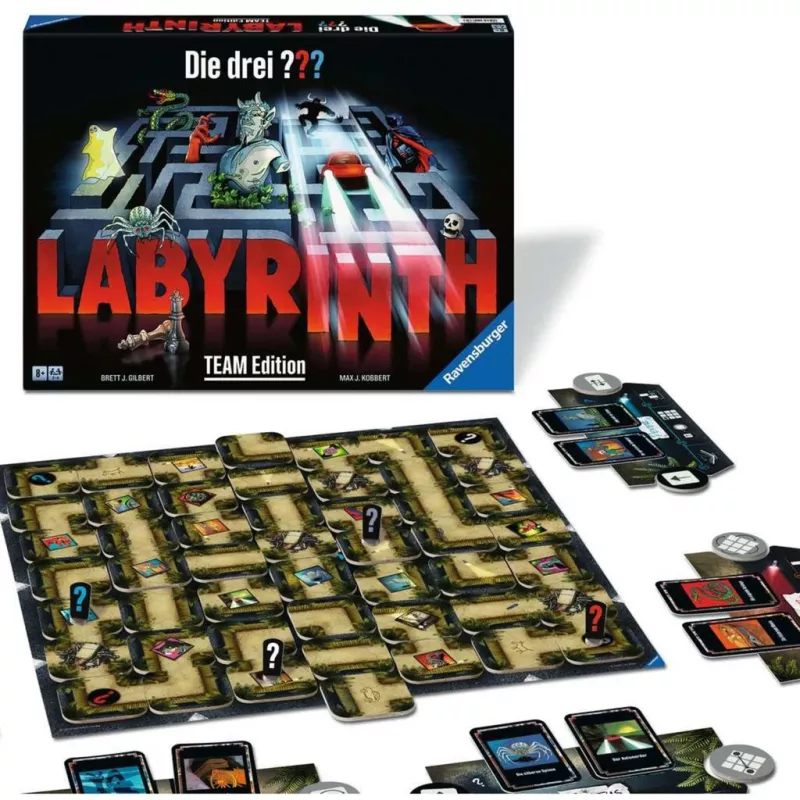 Die drei Labyrinth - Team Edition, lautapeli