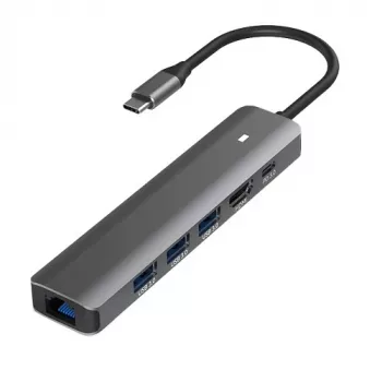 Sovitin USB Type-C - HDMI, LAN, 3x USB 3.0 Type-A, USB Type-C PD100W