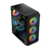 LOGIC CONCEPT Portos ARGB ATX Mid-Tower-kotelo, musta