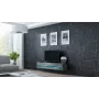 Cama TV-taso VIGO new 30/140/40 harmaa/harmaa kiiltävä