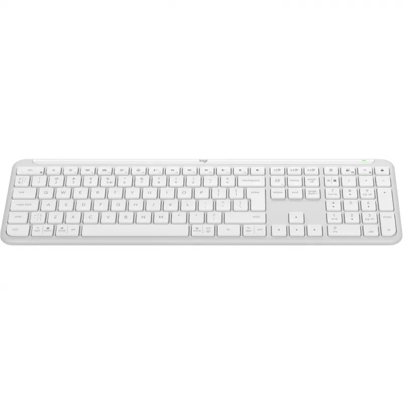 Logitech K950 Signature ohut näppäimistö toimisto RF Wireless Bluetooth QWERTY US International valkoinen