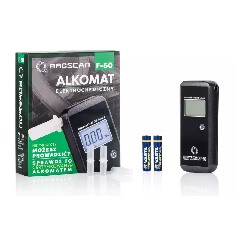 BACscan F-50 -alkometri 0 - 4 % musta