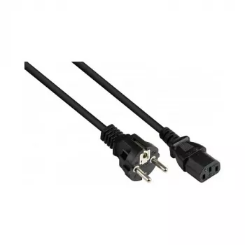 Good Connections -suojakosketinpistoke–C13 musta 3 m