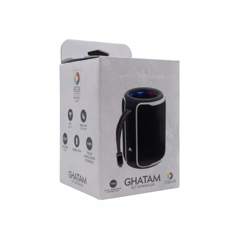 White Shark GBT-3007 Ghatam musta/valkoinen