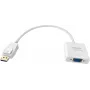Videokaapeliadapteri Vision TC-DPVGA 0,22 m VGA DisplayPort valkoinen