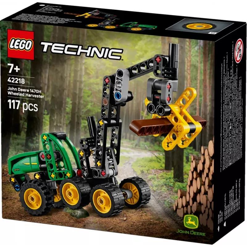 LEGO TECHNIC 42218 John Deere 1470H hakkuukone