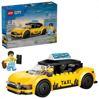 LEGO CITY 60487 Keltainen taksi