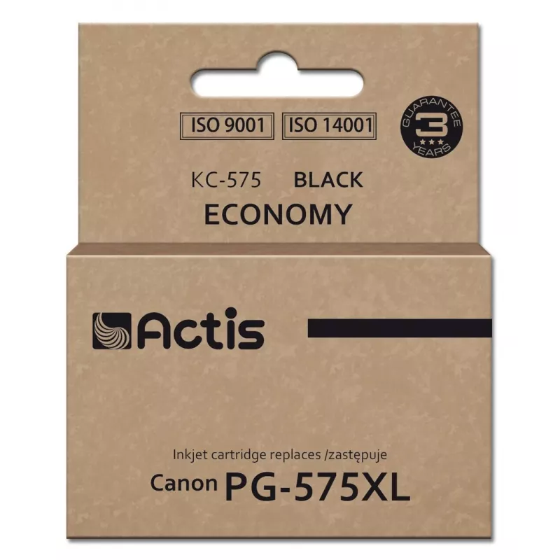 Actis KC-575 Canon-mustekasetti, varaosa Canon PG-575XL; Supreme; 16,5 ml; musta