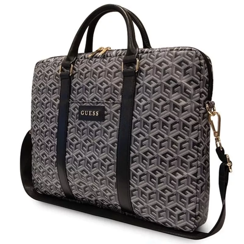 Guess GCube Stripes laukku 16 inch kannettavalle musta - GUCB15HGCFSEK