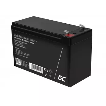 UPS-akku Green Cell AGM06 — 12 V 9 Ah lyijyhyytelö (VRLA) 95 × 151 × 65 mm, 2,3 kg