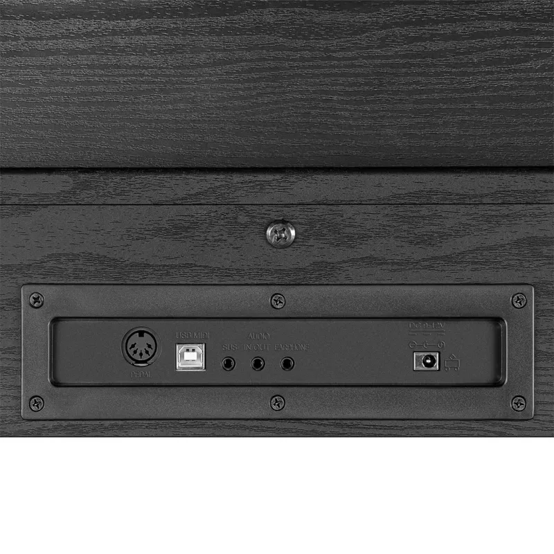 Digitaalipiano Kruger & Matz KMDP-45-BK — 88 painotettua kosketinta, mattamusta