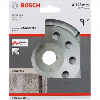 Timanttikuppilaikka Bosch 2608601573 125 mm halkaisija, 22,23 mm poraus betonille